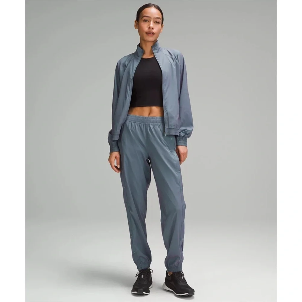 Lululemon Iridescent Tearaway Mid Rise Track Pant Tidewater Teal Purple 12 NWT